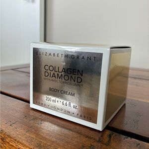 Elizabeth Grant Collagen Diamond Body Cream - Silver/White